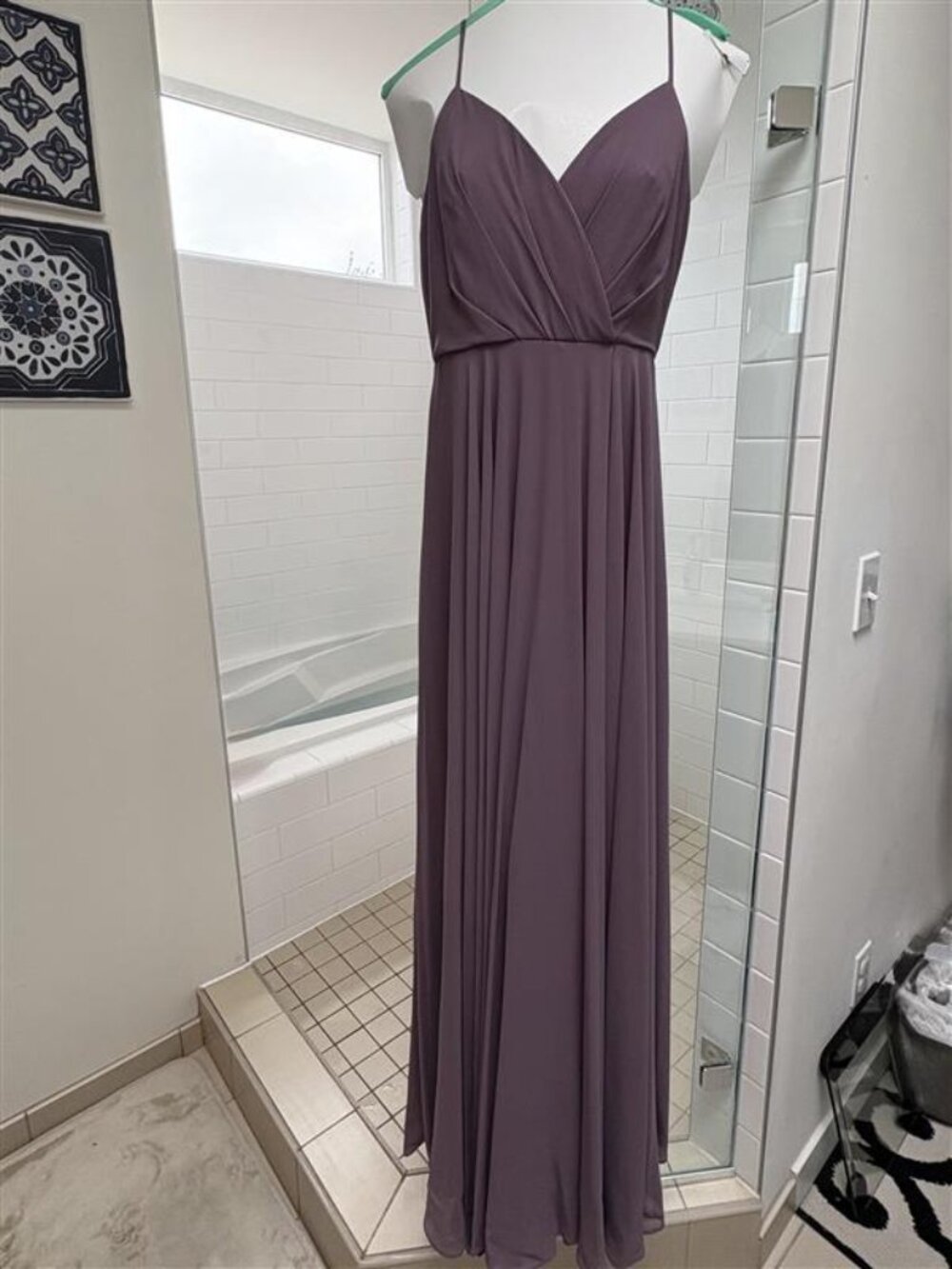 Lulus purple floor length dress